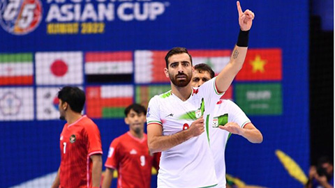 Vòng chung kết futsal châu Á 2022: Đội tuyển futsal Indonesia đại bại trước Đội tuyển futsal Iran